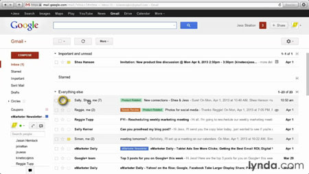 دانلود آموزش جی میل - Gmail Essential Training 3