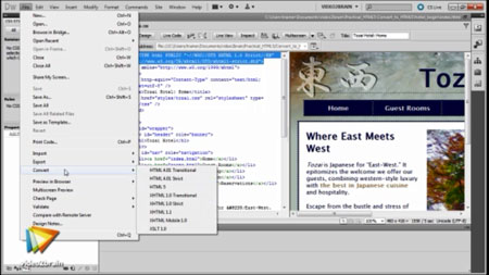 دانلود آموزش html و css و jQuery با ادوبی دریم ویور سی اس 5/5- HTML5, CSS3, and jQuery with Adobe Dreamweaver CS5.5 3