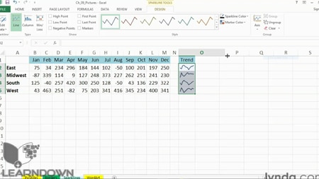 دانلود آموزش اکسل 2013: تکنیک های فرمت بندی پیشرفته - Excel 2013: Advanced Formatting Techniques-2