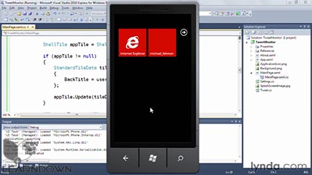دانلود آموزش اس دی کی ویندوز فون-Windows Phone SDK Essential Training 3