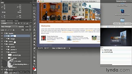 دانلود آموزش طراحی وب : ادوبی جنراتور برای گرافیست ها | Design the Web: Adobe Generator for Graphics 2