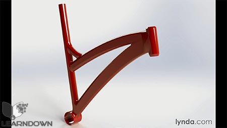 دانلود مدل سازی فریم دوچرخه با سالیدورک | Modeling a Bicycle Frame with SOLIDWORKS 2