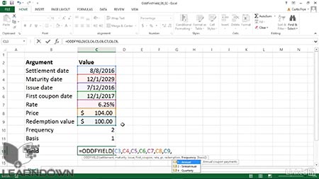 دانلود آموزش اکسل 2013 فانکشن های مالی | Excel 2013 Financial Functions in Depth 3